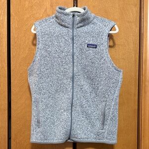 Patagonia Women’s Heathered Gray Fleece Vest